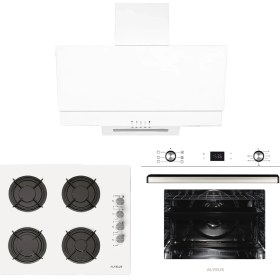 Resim Alveus Baker Beyaz 3'lü Ankastre Set [f17-gls640-mfa627] 