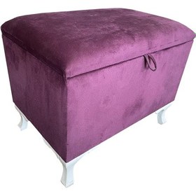 Resim Sandıklı Puf(Bench)-Ayakucu Pufu-60cm-Kadife Kumaş-Tek Parça 