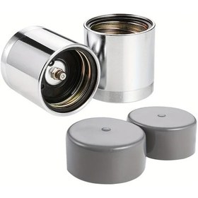 Resim Topshop1 Silvery 2 Adet Rulman Koruyucu Krom Kaplama Korozyon Dirençli Kolay Montaj 