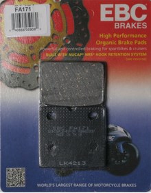 Resim 1988-1991 Bmw K 100 Lt Ön Fren Balatası Ebc Fa171 Balata 
