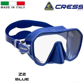 Resim Cressi Z2 Blue Dalış ve Yüzme Maskesi 