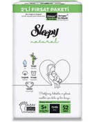 Resim Nessiworld Natural Baby Diaper 2 Pack 5+ Size 52 Pieces 