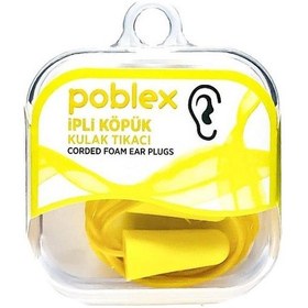 Resim Poblex Ipli Köpük Kulak Tıkacı 
