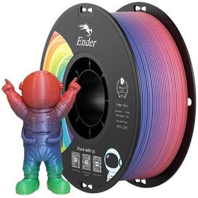 Resim Creality Ender PLA+ Filament Rainbow 1.75mm 1kg 