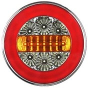 Resim ÇERAY Römork Karavan Stop Lambası Neonlu 12V Yuvarlak Takım 