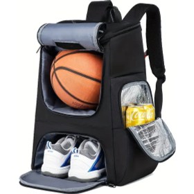 Resim Woys Termal ve Ayakkabı Bölmeli Geniş Ebatlı Spor Sırt Çantası - Basketbol, Voleybol,futbol Sırt Çantası 