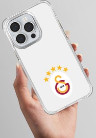 Resim Galatasaray 5 Yıldız Arma Telefon Kılıfı - iPhone 14 Pro 