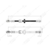 Resim SVAC 10-249 Fren Hortumu Ön Audi A2 1.4 1.6 Fsı Audi 00-05 