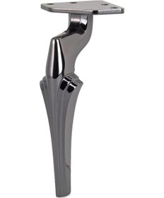 Resim Zeus Lüx Metal Ayak 21 Cm Füme Mobilya Koltuk Ayağı 