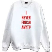 Resim Stonedfame I Never Fınısh Anyth Spor Sweatshirt 