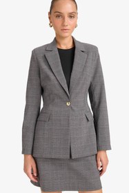 Resim DeFacto Regular Fit Düğmeli Blazer Ceket D9883AX25AU 