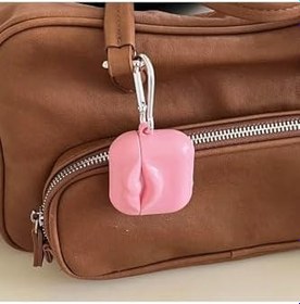 Resim Apple AirPods 4. Nesil/ANC Kılıf Kabartmalı Dudak Lip Pembe, 87007192 