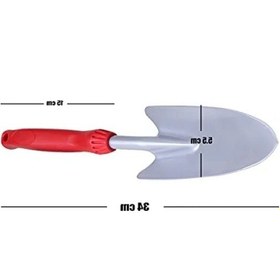 Resim Mini El Küreği - 34 Cm Metal Bahçe Küreği 