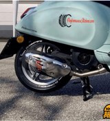 Resim Performance Stickers Primavera Vespa Lastik Yazısı Lastik Scooter Vespa Stikeri Lastik 8adet Ful Beyaz 