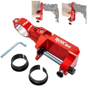 Resim Rox Wood 0262 Tezgah Tipi Alüminyum Matkap Sabitleme Mengenesi 