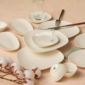 Resim Oyster Porselen 26 Parça 6 Kişilik Kahvaltı/servis Takımı 