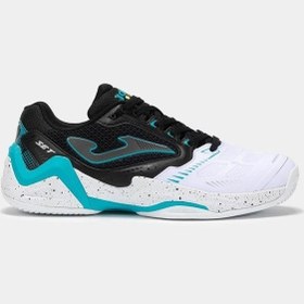 Resim Joma Set Erkek Toprak Kort Tenis Ayakkabısı Tsets2541c Siyah - Beyaz 
