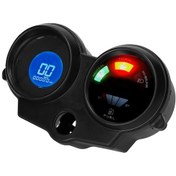Resim Lemestar "7 Renkli Lcd Motosiklet Göstergesi: Hız, Rpm, Yakıt Seviyesi Ve Çoklu Fonksiyonlar İle 12v Dijital Panel" 