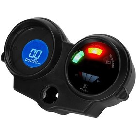 Resim Lemestar "7 Renkli Lcd Motosiklet Göstergesi: Hız, Rpm, Yakıt Seviyesi Ve Çoklu Fonksiyonlar İle 12v Dijital Panel" 