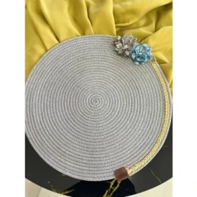 Resim MCM Group Decohandy 39CM Çiçekli Jüt Örme Supla Amerikan Servis 