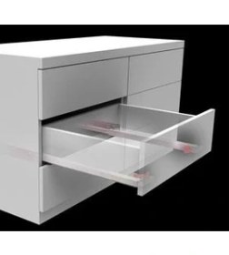 Resim Samet Smart Slide Full- Tam Açılım Frenli Ray 300 Mm 