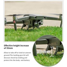 Resim Vkemall Djı Mavic 2 İçin Çarpıtkor, Çabuk Katlanabilir Abs İrtifa Ayaklığı - Startrc 1109613 