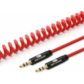 Resim Swiss Charger Scc 10009 1,5m Spiral Ses Kablosu 
