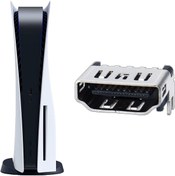 Resim Pop Konsol Playstation 5 HDMI Port Tamiri Yedek Parça Ps5 Dijital ve Disk Versiyon Tüm Modeller Uyumlu 