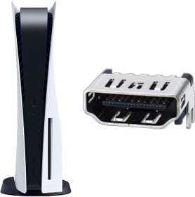 Resim Pop Konsol Playstation 5 HDMI Port Tamiri Yedek Parça Ps5 Dijital ve Disk Versiyon Tüm Modeller Uyumlu 