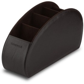 Resim Sonorous 5 Gözlü Deri Kumandalık Standı Kahverengi Hediyelik Eşya Aksesuar Yeni yıl Yılbaşı Dekoratif 