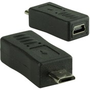 Resim Micro Usb Erkek-Mini Usb Dişi Çevirici Aparat Diğer