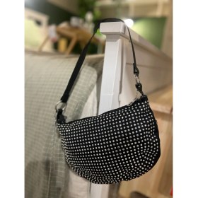 Resim Zeyzey Butik Taş ve Uzun Zincir Askılı Oval Kadın Çanta 