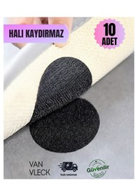 Resim 10 Adet Halı Kaydırmaz Cırt Cırt Zemine Ve Halıya Yapışan, Kaymaz Sabitleyici Aparat 