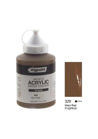 Resim Bigpoint Akrilik Boya 500 ml Mars Red 320 