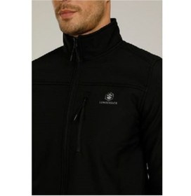 Resim Lumberjack 2w M-softshell Track Top 2pr Siyah Water Proof Fabrıc Su Itici Yağmurluk 