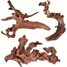 Resim 3 adet (10cm-15cm) Doğal Diftwood Deniz Kükürtü Dekorasyonları, Yılan Tırmanma Dalgalari, Kaplumbağa Habitat Aksesuarları, Balık Tankları için Gerçekçi Ahşap Akvaryum Süsleri | Rustik Akvaryum Tasarımı, Yılan Terrarium Dekorasyonu, Balık Tankı Süsleri, Doğal Ahşap Tasarımı, El Yapımı Akvaryum, Dayanıklı Akvaryum, Akvaryum Süsleri, Akvaryum Tutkunları 