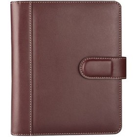 Resim Organizer Ajanda Tarihsiz Çizgili 4 Halkalı 19.5x23 CM - Bordo 
