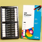 Resim Yağlı boya pastelleri, 12 adet düz renk, yağlı boya pastelleri, yağlı boya pastel setleri, sanatçıların yağlı boya pastelleri, profesyonel öğrenciler için kırtasiye, sanat malzemeleri, başlangıç için uygun, Tatil/Doğum Günü/Noel için mükemmel bir hediye yapın 