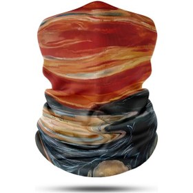 Resim Çığlık Desenli Motosiklet Bandana Boyunluk Outdoor Balaklava 