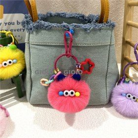 Resim Silver1 Gıoıo Yeni Şanslı Kedi Sevimli Anahtarlık Dıy Küçük Kolye Ejderha Yılı Bebek Çizgi Film Çanta Kolye Anahtarlık (Yurt Dışından) 