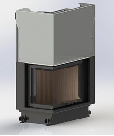 Resim A.Caminetti Quattro 90 L-R Eco Sol Açık Şömine Haznesi 