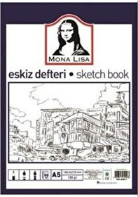 Resim Monalisa Eskiz Defteri 50 Yp A5 120 G Bn05-5 