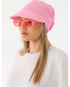 Resim Elif İç Giyim Safari Bağlamalı Pembe Siperli Bandana Vizör Pembe 