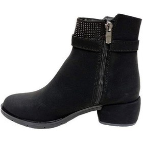 Resim Erbay 500-22 Yağlı Deri Trend Fashion Kadın Bot Siyah 