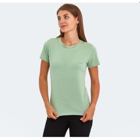 Resim Slazenger KORNELI I Kadın Slim Fit Açık Yeşil Tişört 