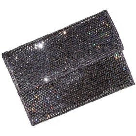 Resim Keeba Zarf Model Ince Platin Abiye Çanta Taşlı Abiye Çanta Kadın Abiye Çanta Düğün Abiye Çanta Metalik 