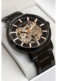 Resim Ferrucci Otomatik Mekanizma Çelik Kordon&kasa Erkek Kol Saati 3 Atm Sdfer079 Siyah 