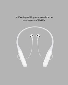 Resim Gürültü Azaltıcı Ergonomik Boyun Askılı Kablosuz Kulaklık 