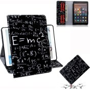 Resim Puluz Puluz Amazon Kindle Fire Hd 10 2015 Için Deri Kılıf - Siyah (Yurt Dışından) 