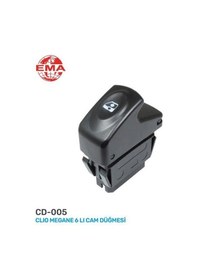 Resim Ema Cd-005 - Cam Açma Anahtarı Sol Megane I-clıo Iı-kangoo 98-05 